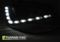 Preview: LED Tagfahrlicht Scheinwerfer für Seat Ibiza 6J Facelift 12-15 schwarz